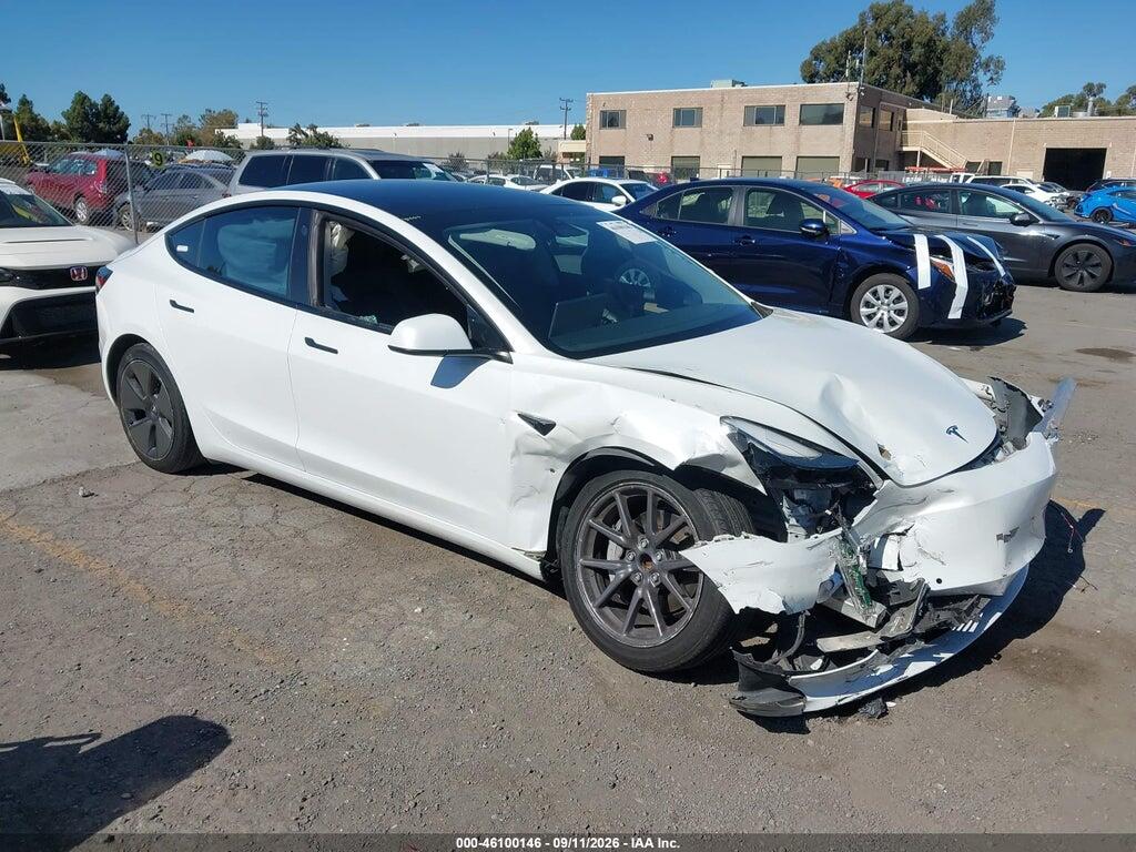 5YJ3E1EA1MF982554 2021 TESLA MODEL 3 photo no. 1