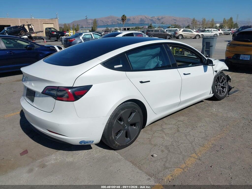 5YJ3E1EA1MF982554 2021 TESLA MODEL 3 photo no. 4