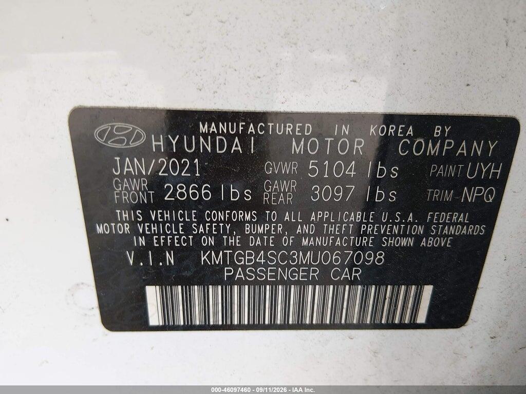 KMTGB4SC3MU067098 2021 GENESIS G80 photo no. 9