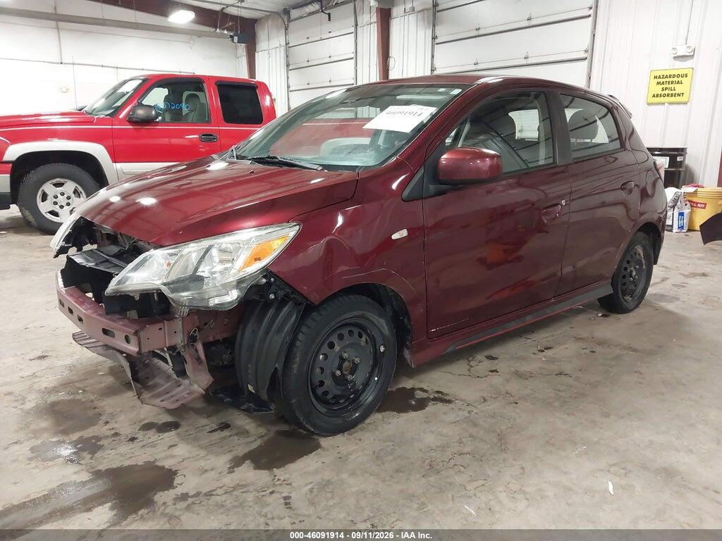 ML32AUHJ1MH000691 2021 MITSUBISHI MIRAGE photo no. 2