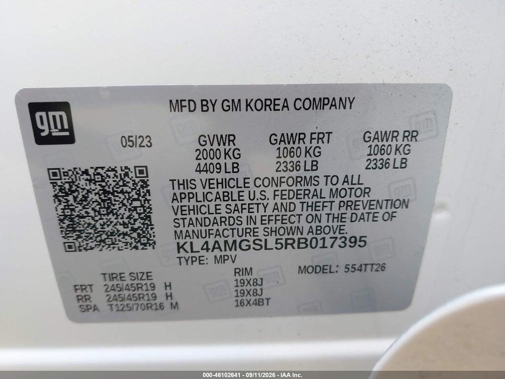 KL4AMGSL5RB017395 2024 BUICK ENCORE GX photo no. 9