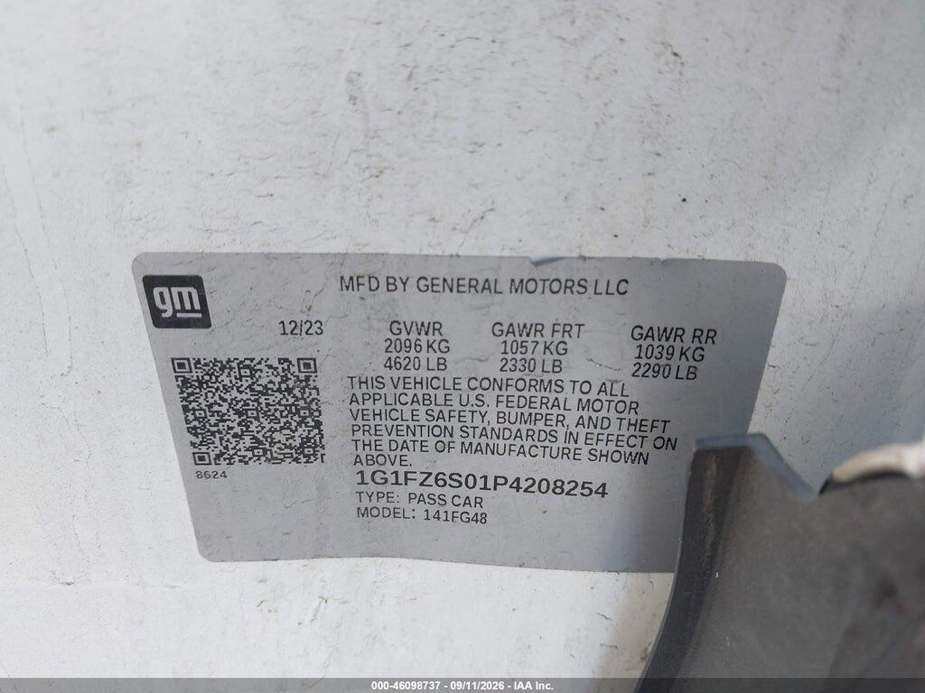 1G1FZ6S01P4208254 2023 CHEVROLET BOLT EUV photo no. 9