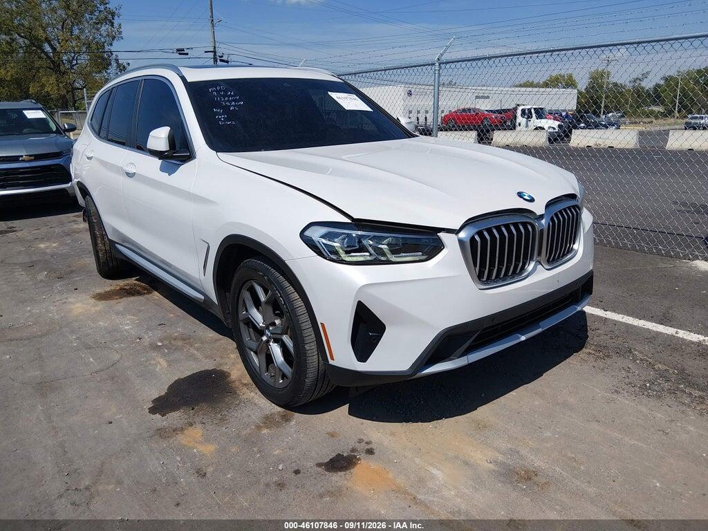 2022 BMW X3 5UX43DP08N9K35804
