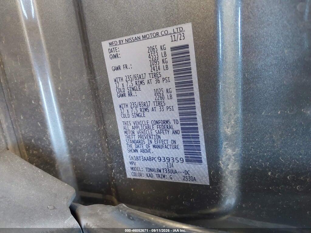 5N1BT3AA8PC939359 2023 NISSAN ROGUE photo no. 9