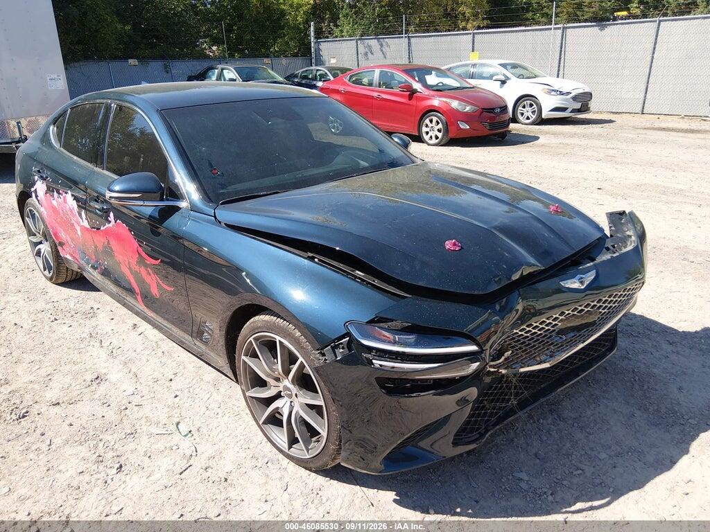 2022 GENESIS G70 KMTG54TE7NU100497
