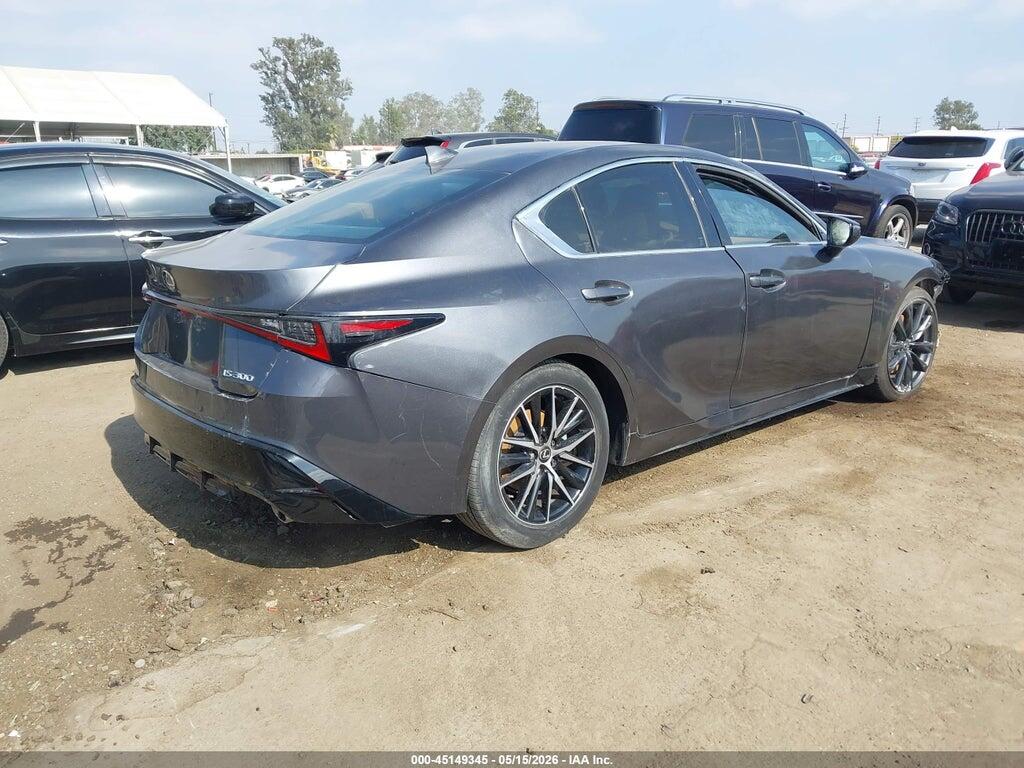 JTHBA1D20S5134521 2025 LEXUS IS 300 photo no. 4
