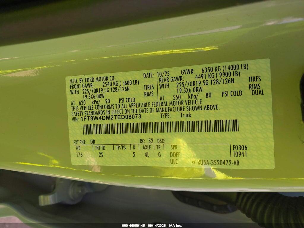 1FT8W4DM2TED08073 2026 FORD F-450 photo no. 8