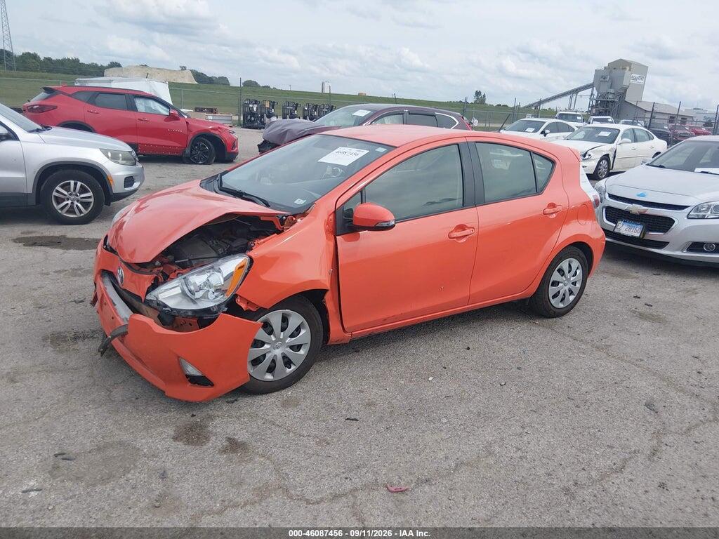JTDKDTB36C1029569 2012 TOYOTA PRIUS C photo no. 2