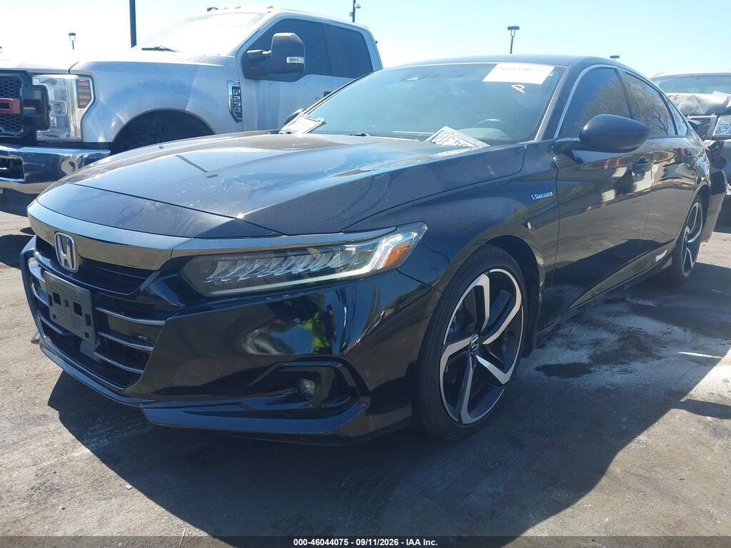 1HGCV3F25NA035144 2022 HONDA ACCORD HYBRID photo no. 2