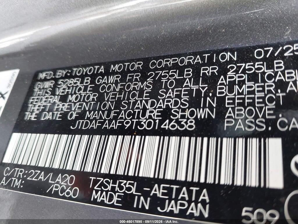 JTDAFAAF9T3014638 2026 TOYOTA CROWN photo no. 9