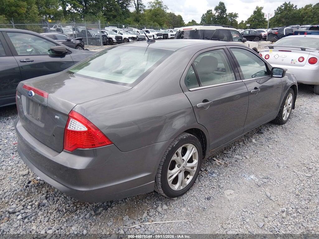 3FAHP0HA1CR142671 2012 FORD FUSION photo no. 4