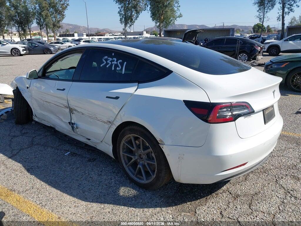 5YJ3E1EA3NF159495 2022 TESLA MODEL 3 photo no. 3
