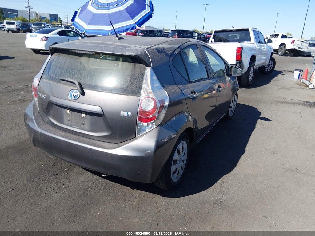 JTDKDTB34C1517287 2012 TOYOTA PRIUS C photo no. 4