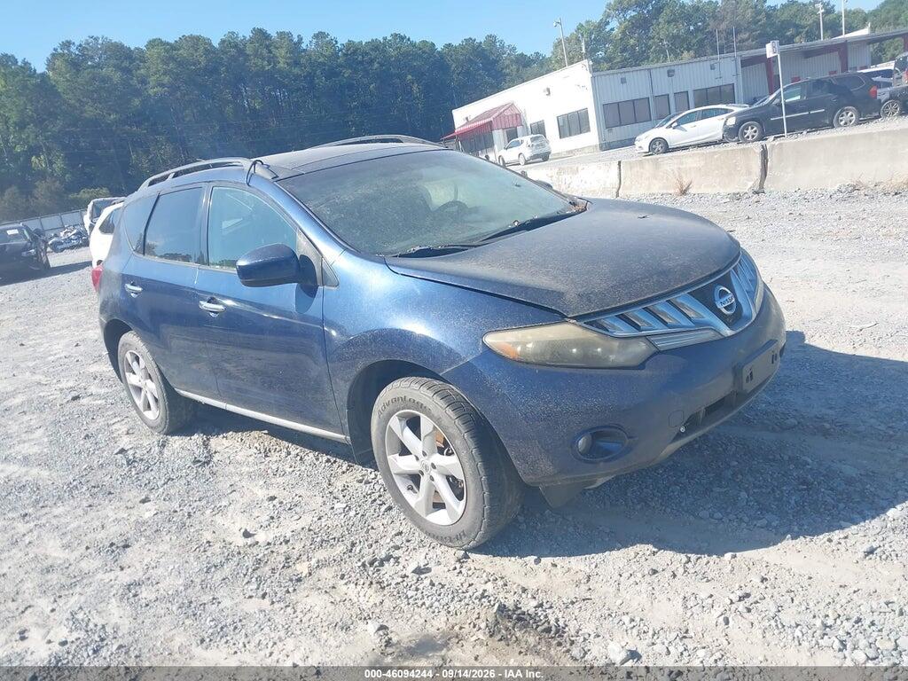 2009 NISSAN MURANO JN8AZ18U69W007217