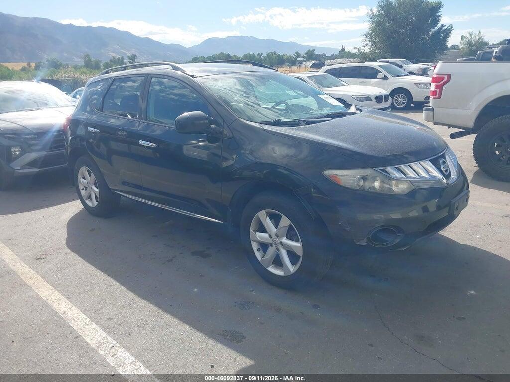 2009 NISSAN MURANO JN8AZ18W39W148781