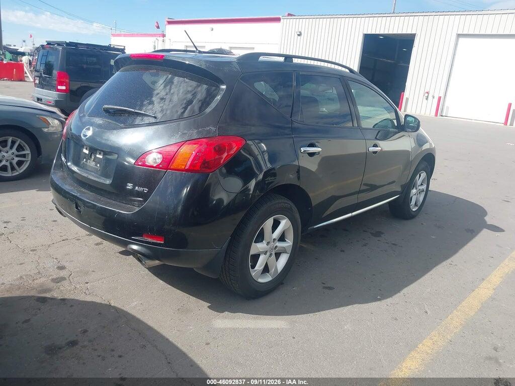 JN8AZ18W39W148781 2009 NISSAN MURANO photo no. 4