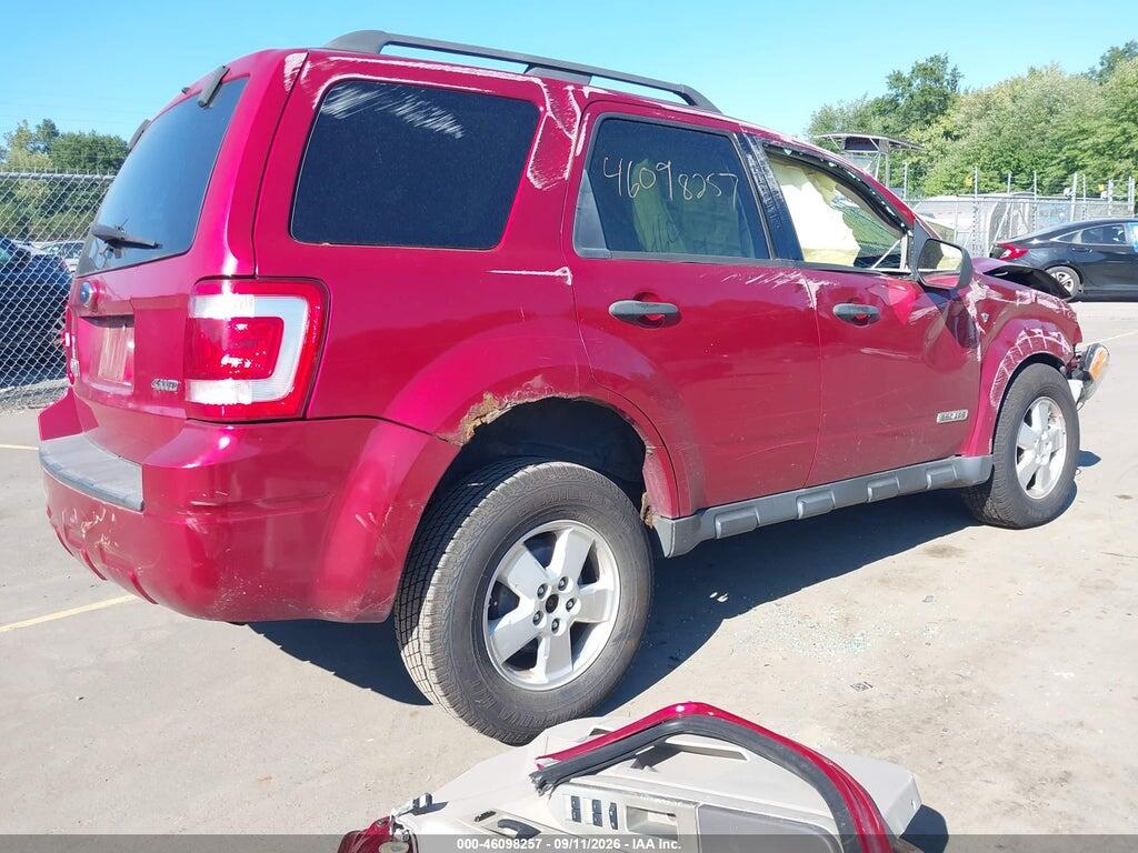1FMCU93148KA79095 2008 FORD ESCAPE photo no. 4