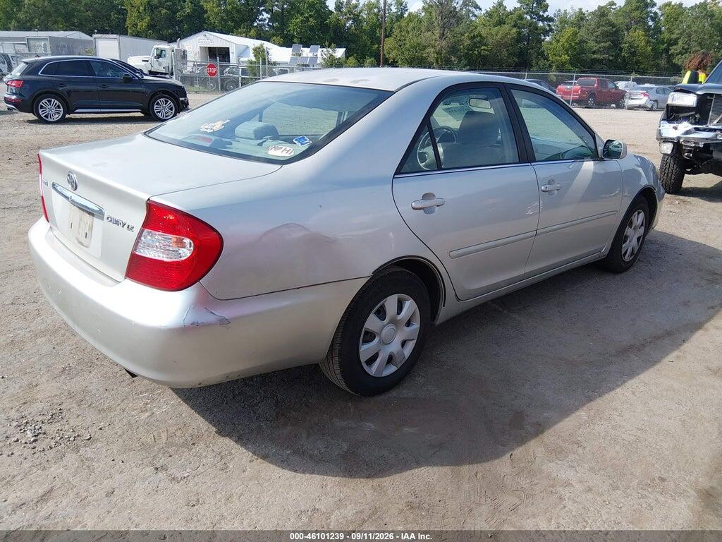 4T1BE32K02U060376 2002 TOYOTA CAMRY photo no. 4