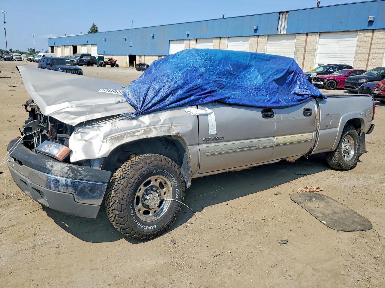 2005 CHEVROLET SILVERADO 1GCGK13U25F909407