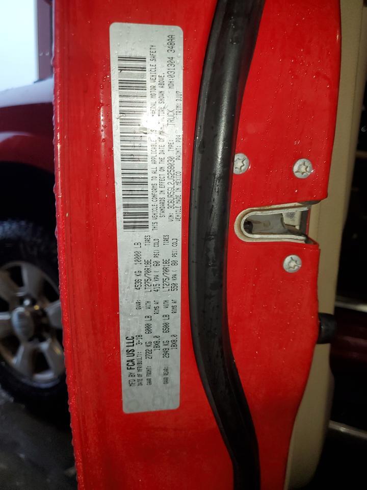 3C6UR5GL2JG258030 2018 RAM 2500 photo no. 12