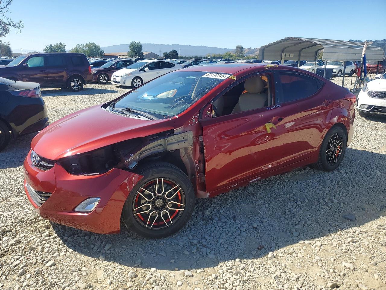 2011 HYUNDAI ELANTRA KMHDH4AE0BU157708