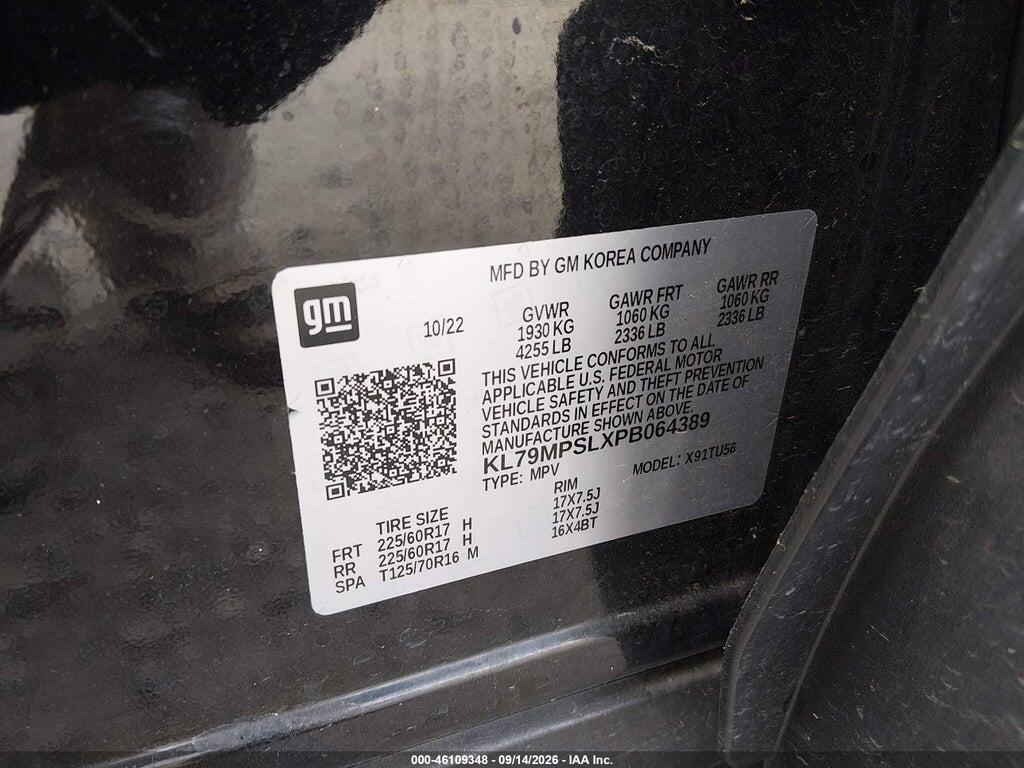 KL79MPSLXPB064389 2023 CHEVROLET TRAILBLAZER photo no. 9