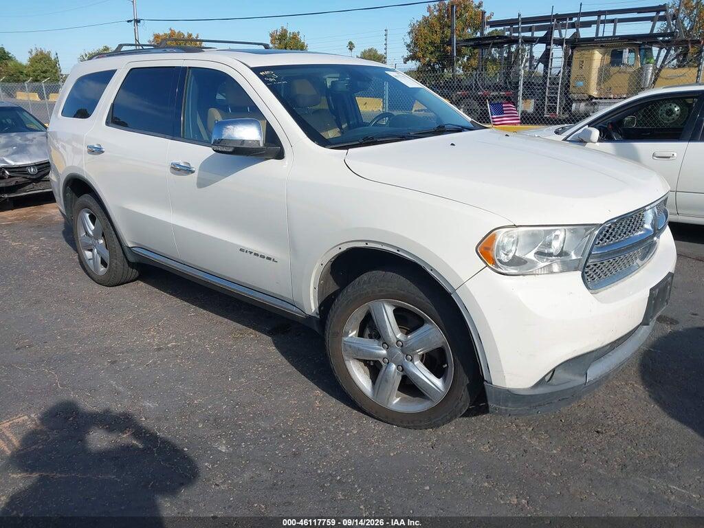 2012 DODGE DURANGO 1C4RDJEG7CC361476