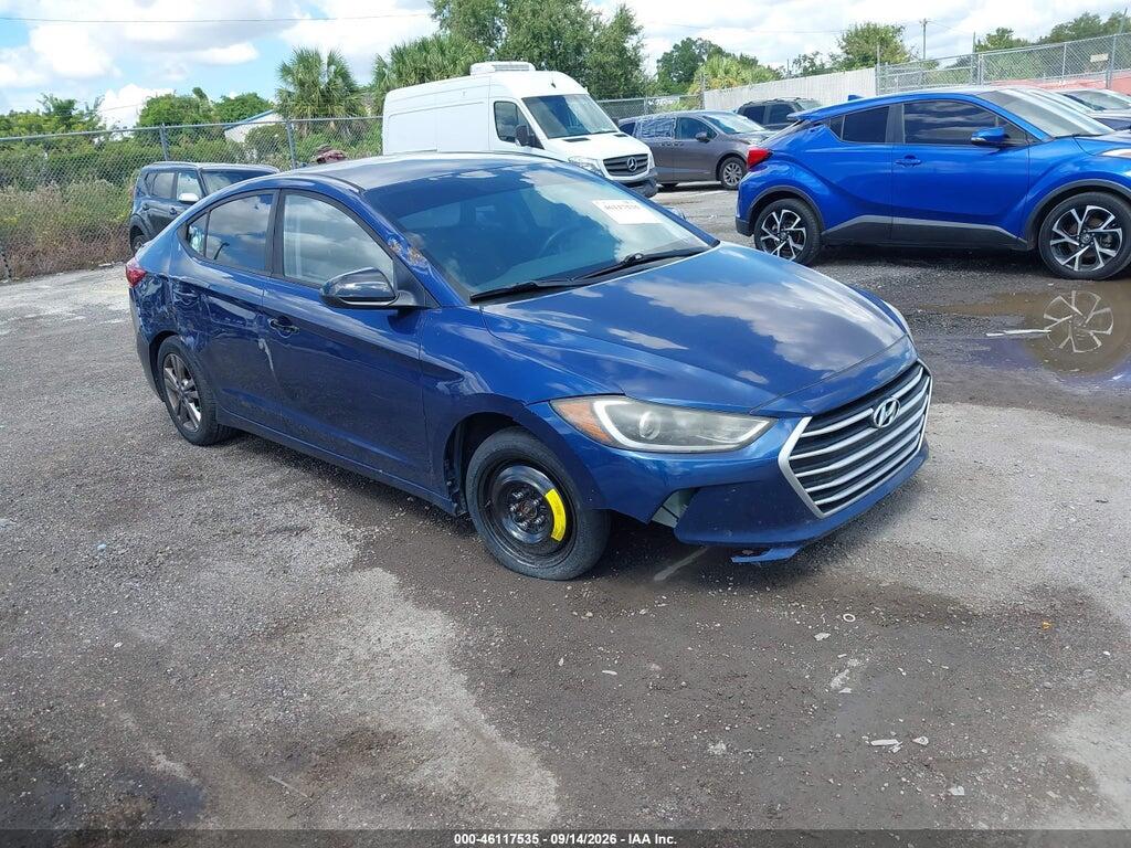 2018 HYUNDAI ELANTRA 5NPD84LF1JH239370