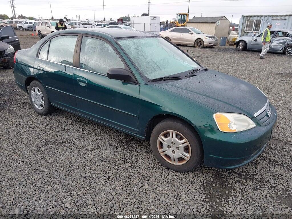 2002 HONDA CIVIC 1HGES16542L040366