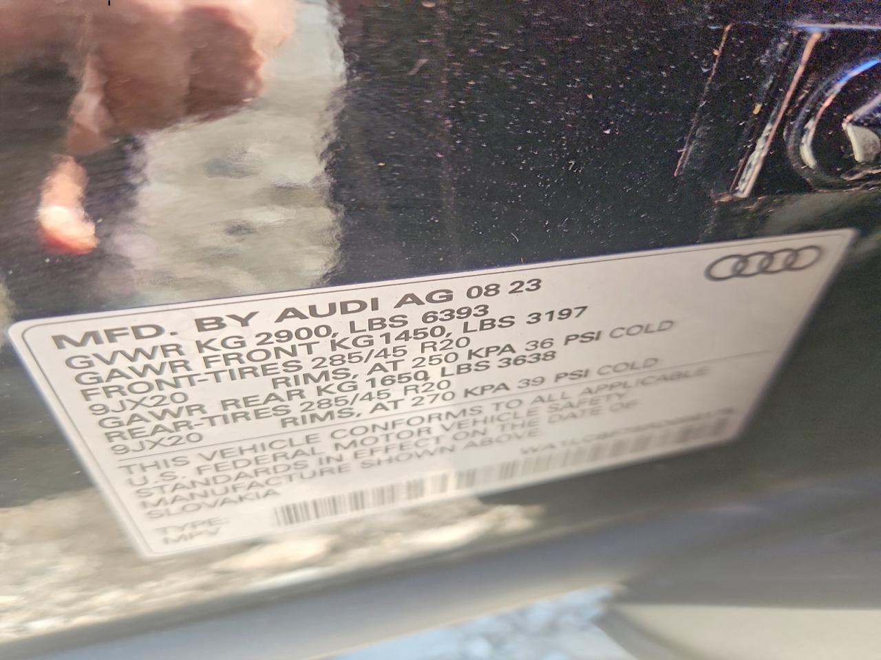 2024 AUDI Q7 PREMIUM PLUS — Фото 13 из 13