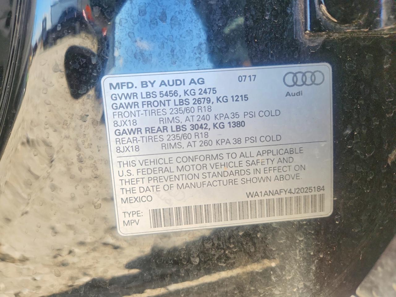 2018 AUDI Q5 PREMIUM — Фото 13 из 13