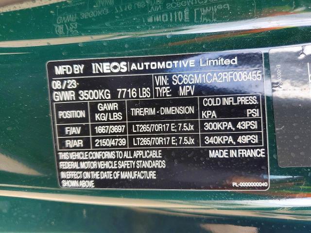 2024 INEOS AUTOMOTIVE LIMITED GRENADIER — Фото 13 из 13