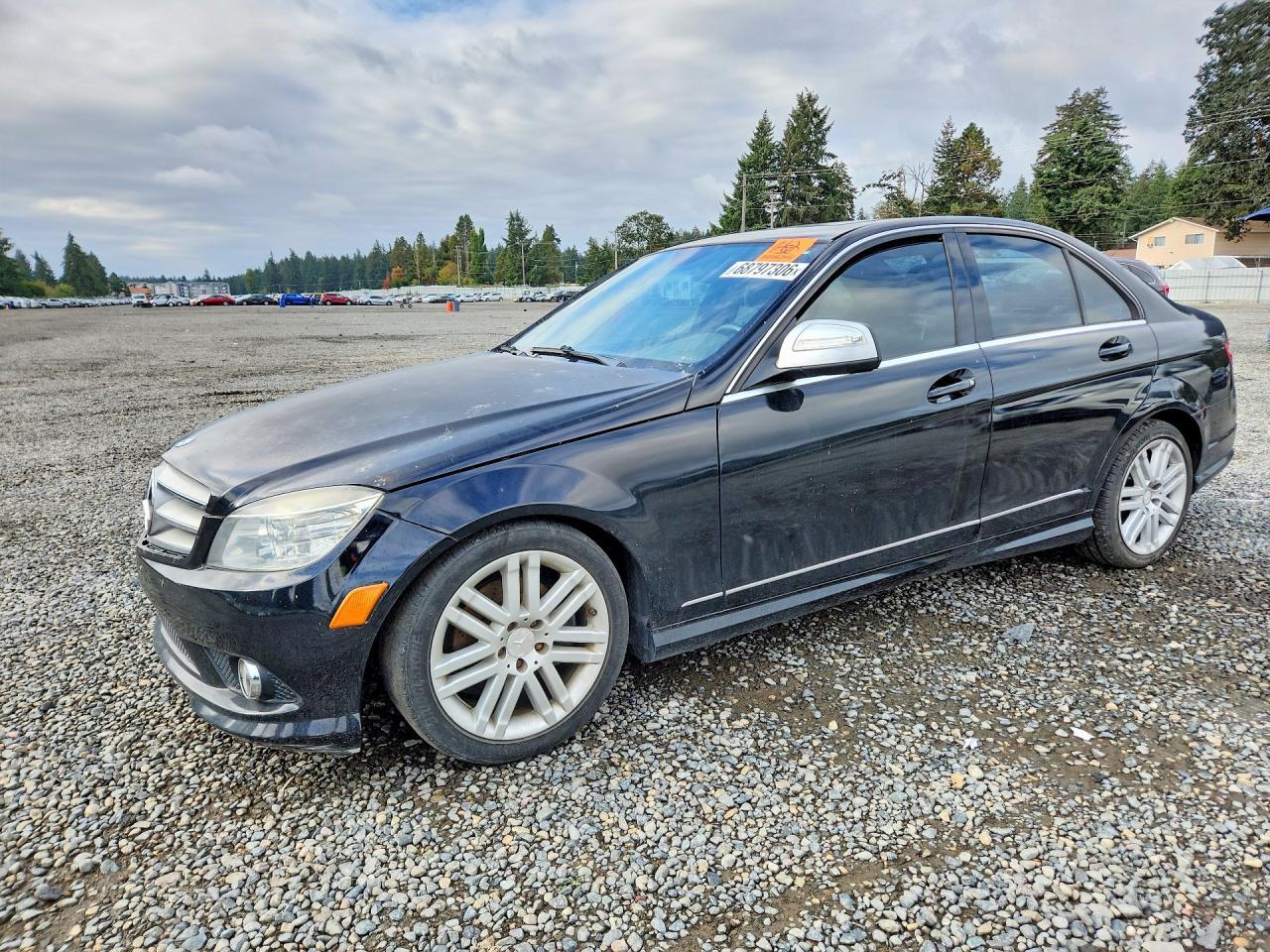 2009 MERCEDES-BENZ C WDDGF81X49R042306