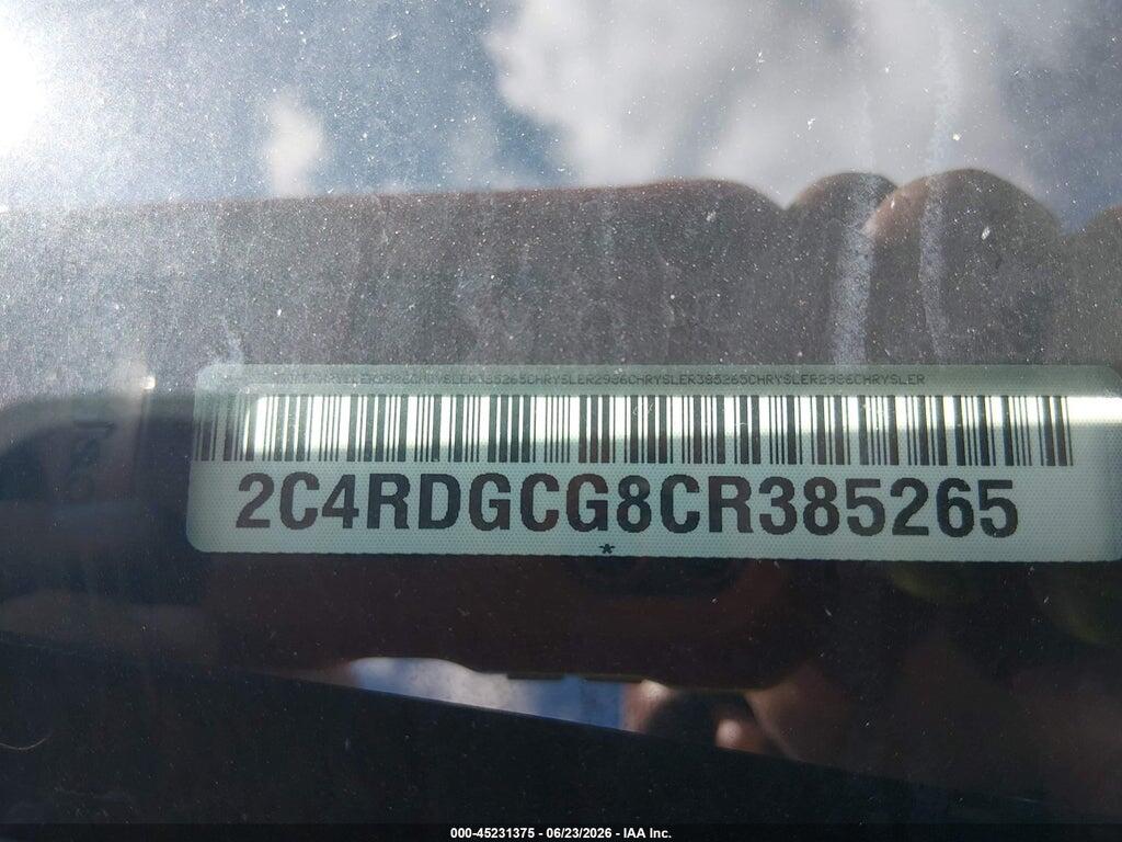 2C4RDGCG8CR385265 2012 DODGE GRAND CARAVAN photo no. 9