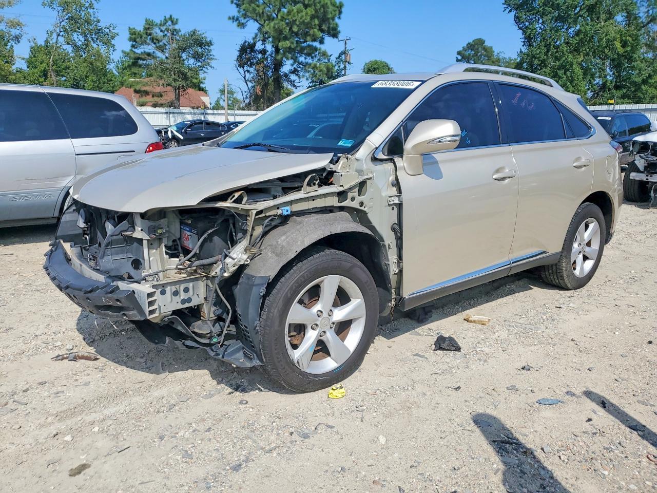 2012 LEXUS RX 2T2BK1BA1CC140207