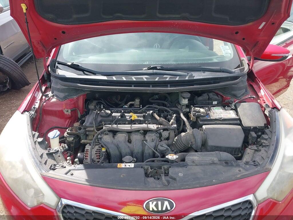 KNAFX4A68E5087735 2014 KIA FORTE photo no. 10