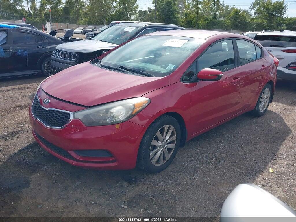 KNAFX4A68E5087735 2014 KIA FORTE photo no. 2