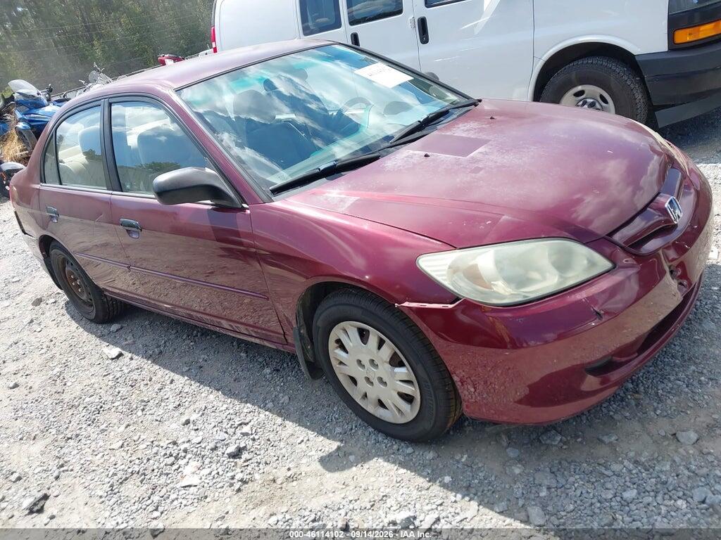 2004 HONDA CIVIC 2HGES166X4H901574