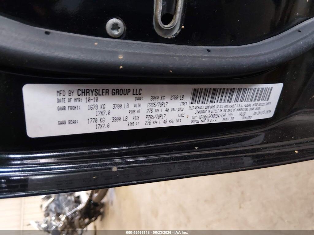 1D7RB1GPXBS547459 2011 RAM RAM 1500 photo no. 9