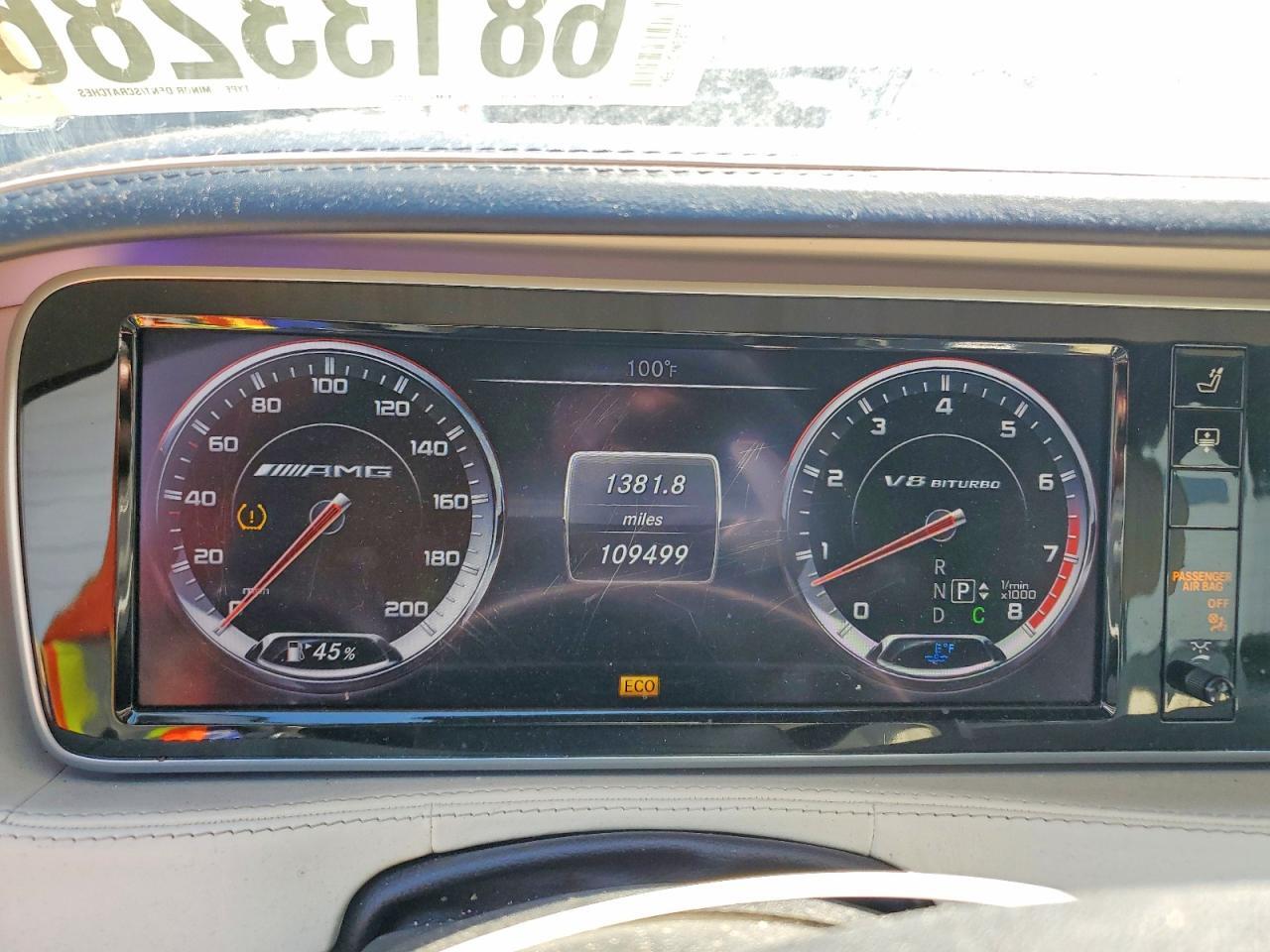 2014 MERCEDES-BENZ S 63 AMG — Фото 9 из 12