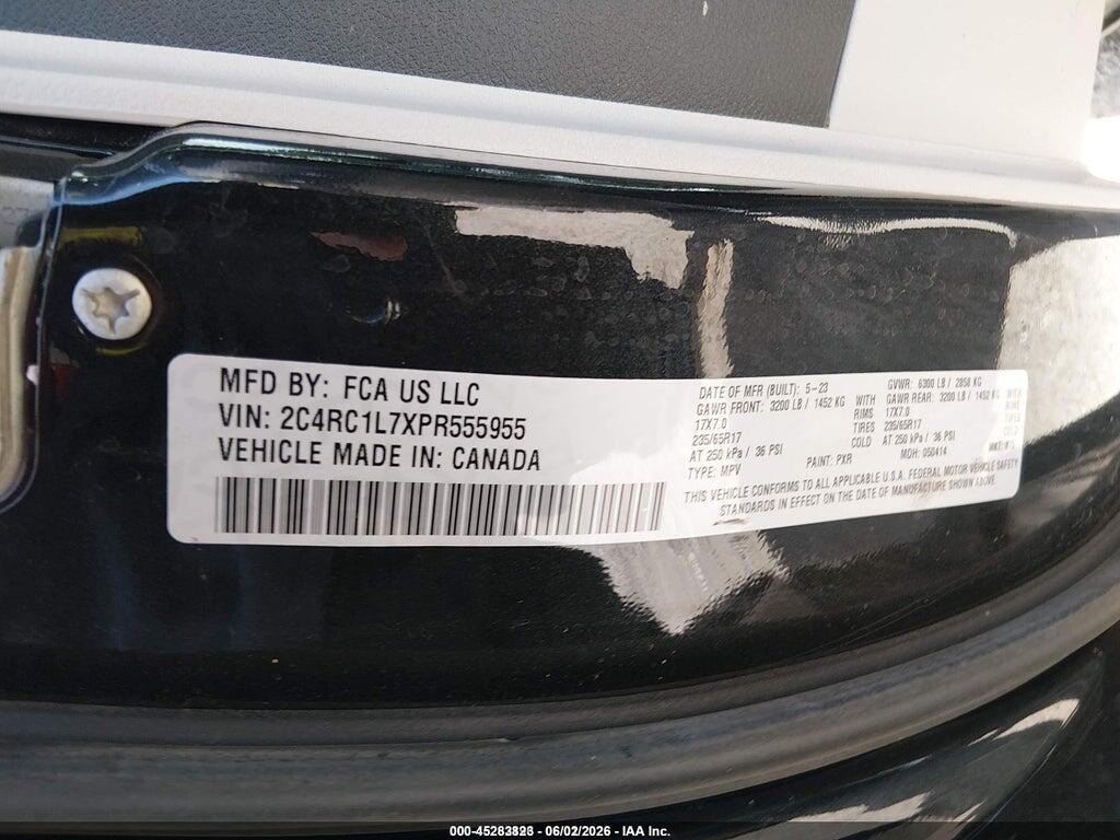 2C4RC1L7XPR555955 2023 CHRYSLER PACIFICA HYBRID photo no. 9