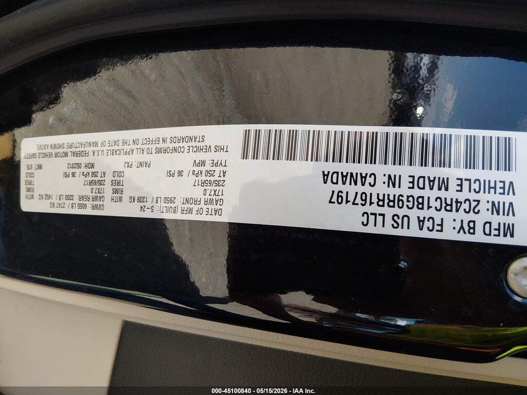 2C4RC1BG9RR167197 2024 CHRYSLER PACIFICA photo no. 9