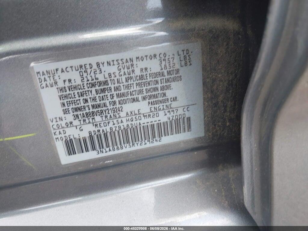 3N1AB8BV5RY219242 2024 NISSAN SENTRA photo no. 9