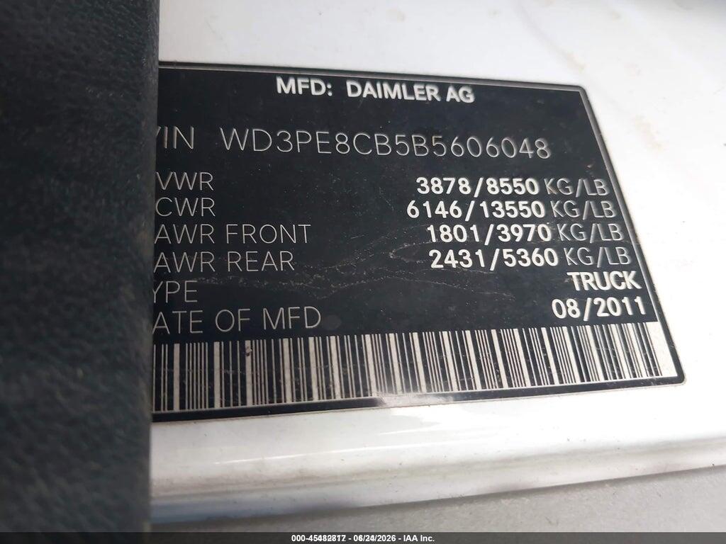 WD3PE8CB5B5606048 2011 MERCEDES-BENZ SPRINTER 2500 photo no. 9