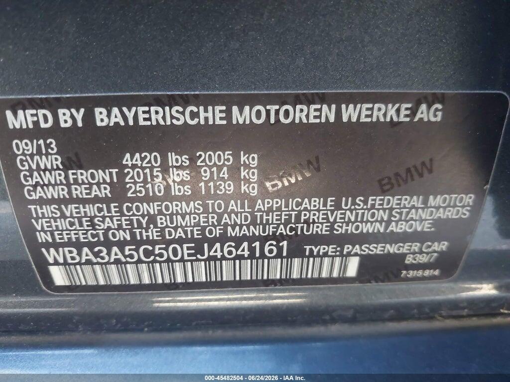 WBA3A5C50EJ464161 2014 BMW 328I photo no. 9