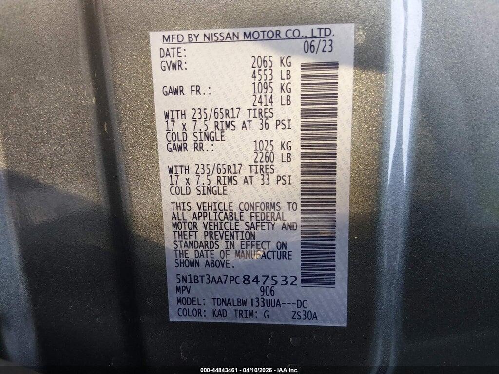 5N1BT3AA7PC847532 2023 NISSAN ROGUE photo no. 9
