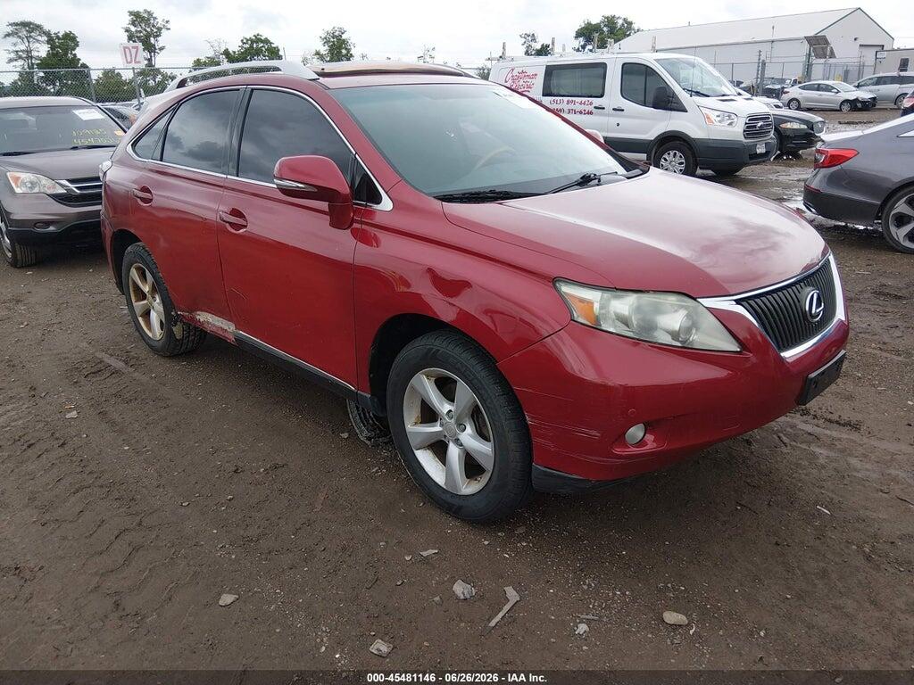 2T2BK1BA8AC047360 2010 LEXUS RX 350 photo no. 1