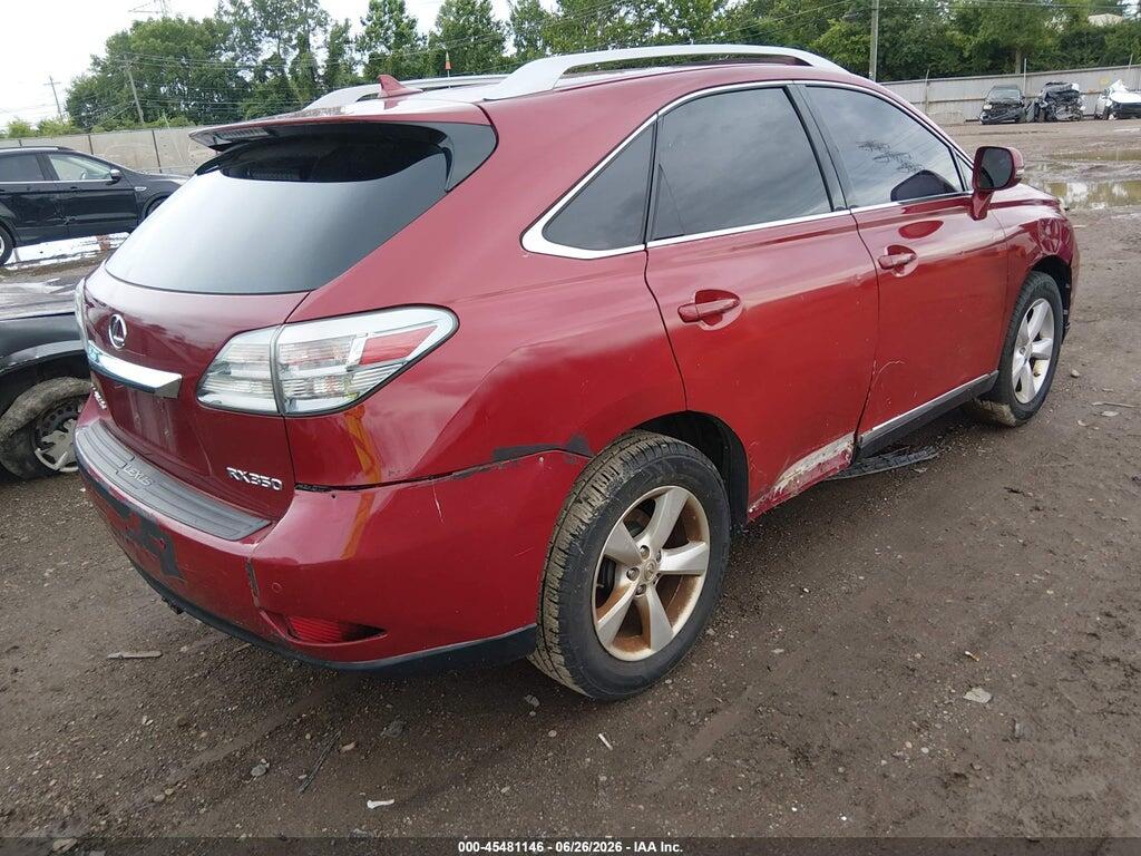 2T2BK1BA8AC047360 2010 LEXUS RX 350 photo no. 4