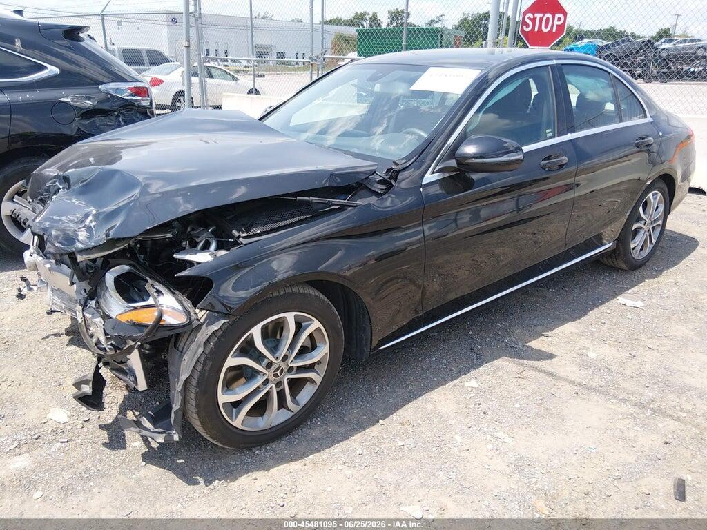 55SWF4JBXHU220791 2017 MERCEDES-BENZ C 300 photo no. 2
