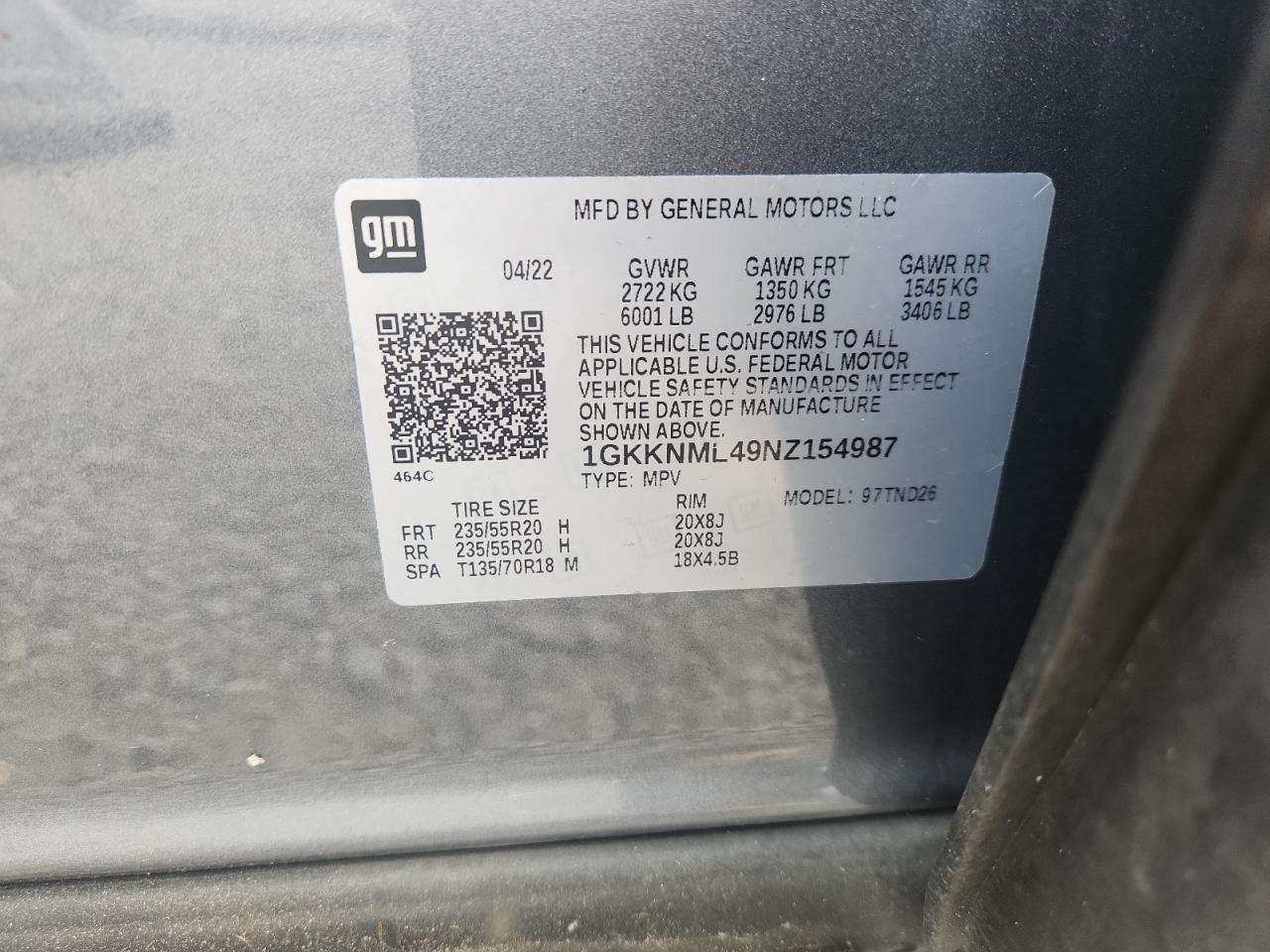 2022 GMC ACADIA SLT — Фото 13 из 13
